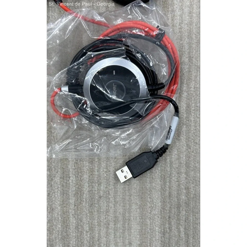 Jabra Evolve 40 UC Mono Wired Headset HSC017 with ENC010 USB-A Controller New